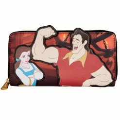 Top 10 ๐ Loungefly - Disney Villain Scene Series Gaston Ziparound Wallet โจ