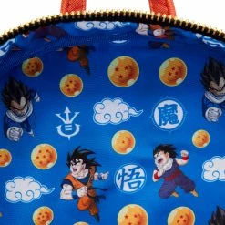 Deals 👏 Loungefly - Dragon Ball Z Triple Pocket Backpack *PREORDER* 😀 -Cartoon Bag Store DBZBK0026 LFDRAGONBALLZTRIPLEPOCKETBACKPACK3316INSIDE 1200x