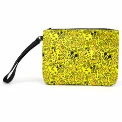 Promo 😉 Buckle Down Disney Mickey Mouse Doodles Single Pocket Wallet Wristlet 👍