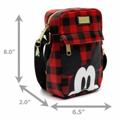 Deals ❤️ Buckle Down Disney Holiday Mickey Mouse Plaid Crossbody Bag 😍 -Cartoon Bag Store Dimensions 7cf4147b 925e 47b1 9bbc 875983dbe90d 1200x