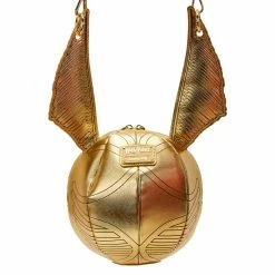 Best deal ⌛ Loungefly - Harry Potter Golden Snitch Crossbody Bag *PREORDER* ✨ -Cartoon Bag Store HPTB0199 LFHARRYPOTTERGOLDENSNITCHCROSSBODYBAG3613BACK 1200x