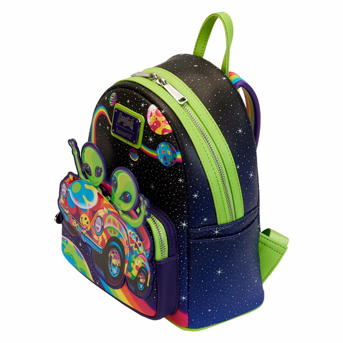 Flash Sale โค๏ธ Loungefly - Lisa Frank Cosmic Alien Ride Mini ๐ Backpack *PREORDER* โญ 4 Flash Sale โค๏ธ Loungefly - Lisa Frank Cosmic Alien Ride Mini ๐ Backpack *PREORDER* โญ - Image 4