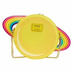 Best Pirce 🔔 Loungefly - Lisa Frank Rainbow Ring Saturn Crossbody Bag *PREORDER* 👍 -Cartoon Bag Store LSFTB0005 LFLISAFRANKYELLOWRAINBOWRINGSATURNCROSSBODYBAG2510BACK 1200x