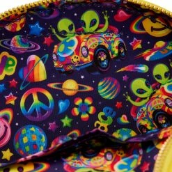 Best Pirce 🔔 Loungefly - Lisa Frank Rainbow Ring Saturn Crossbody Bag *PREORDER* 👍 -Cartoon Bag Store LSFTB0005 LFLISAFRANKYELLOWRAINBOWRINGSATURNCROSSBODYBAG2511INSIDE 1200x