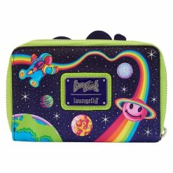 Budget ⭐ Loungefly - Lisa Frank Cosmic Alien Ride Zip Around Wallet *PREORDER* 😍 -Cartoon Bag Store LSFWA0004 LFLISAFRANKCOSMICALIENRIDEZIPAROUNDWALLET2499BACK 1200x
