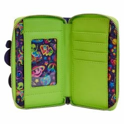 Budget ⭐ Loungefly - Lisa Frank Cosmic Alien Ride Zip Around Wallet *PREORDER* 😍 -Cartoon Bag Store LSFWA0004 LFLISAFRANKCOSMICALIENRIDEZIPAROUNDWALLET2500INSIDE 1200x