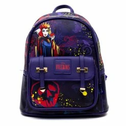 New 👏 WondaPOP - Disney Mini Backpack Villain Evil Queen Black Light 💯