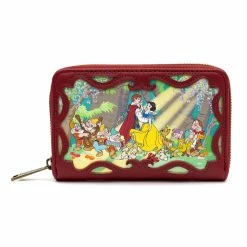 Coupon 😍 Loungefly - Disney Princess Stories Series 3/12 Snow White And The Seven Dwarfs Mini Wallet 🔔