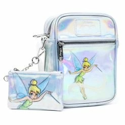 Cheap 💯 Buckle Down Disney 100 - Tinker Bell Holographic Crossbody Bag And ID/Coin Bag - PRESALE 🎉