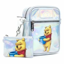 Deals ✨ Buckle Down Disney 100 - Winnie The Pooh Holographic Crossbody Bag And ID/Coin Bag - PRESALE 🔥