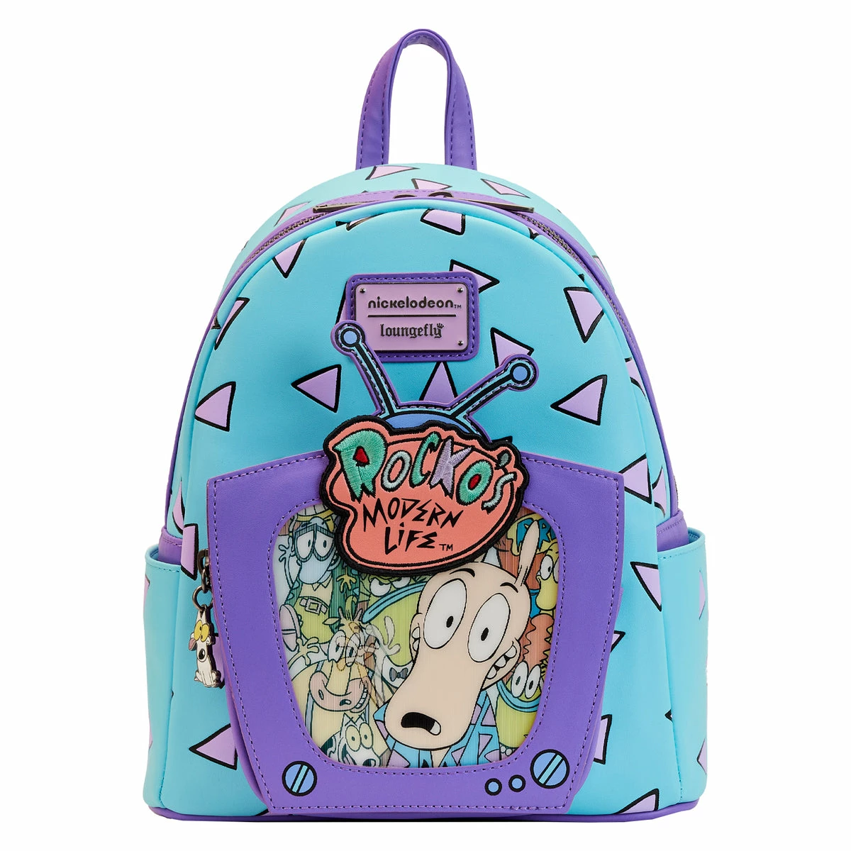 Top 10 ๐ Loungefly - Rocko's Modern Life Lenticular TV Mini ๐ Backpack *PREORDER* โจ 1 Top 10 ๐ Loungefly - Rocko's Modern Life Lenticular TV Mini ๐ Backpack *PREORDER* โจ