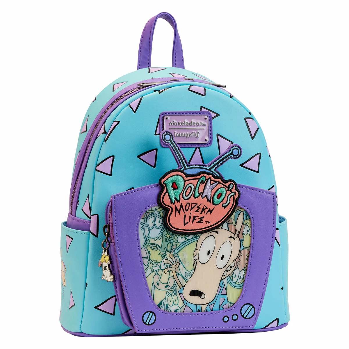 Top 10 ๐ Loungefly - Rocko's Modern Life Lenticular TV Mini ๐ Backpack *PREORDER* โจ 2 Top 10 ๐ Loungefly - Rocko's Modern Life Lenticular TV Mini ๐ Backpack *PREORDER* โจ - Image 2