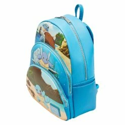 Brand new ❤️ Loungefly - Pokemon Squirtle Evolution Triple Pocket Backpack *PREORDER* 👏 -Cartoon Bag Store PMBK0211 LFPOKEMONSQRTLETRPLMINIBKPK3299QUARTER 1200x
