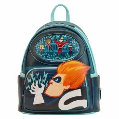 Best Sale 🔔 Loungefly - Disney Pixar Moments Incredibles Syndrome Mini 😀 Backpack *PREORDER* ✔️