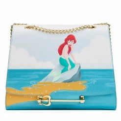Top 10 β€οΈ Loungefly - Disney The Little Mermaid Tritons Gift Crossbody Bag *PREORDER* π