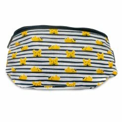 Outlet ๐ฅ Buckle-Down Fanny Pack - Winnie The Pooh Peeking Stripes White Black โจ