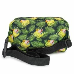 New ❤️ Buckle-Down Fanny Pack - Primitive SpongeBob Pose Palm Leaves Black Green ⭐ -Cartoon Bag Store qieoyyuzfjw3yracdl3b 1200x